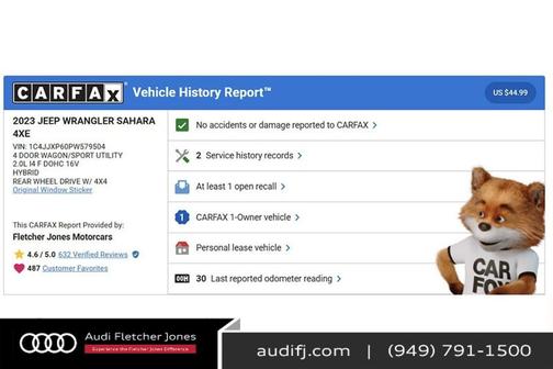 2023 Jeep Wrangler 4xe Sahara