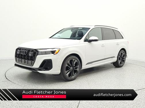 Glacier White Metallic 2026 Audi Q7 55 Premium Plus
