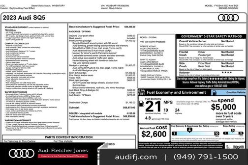 2023 Audi SQ5 3.0T Premium Plus
