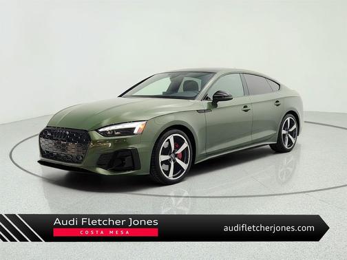 District Green Metallic 2023 Audi A5 Sportback 45 S Line Premium Plus