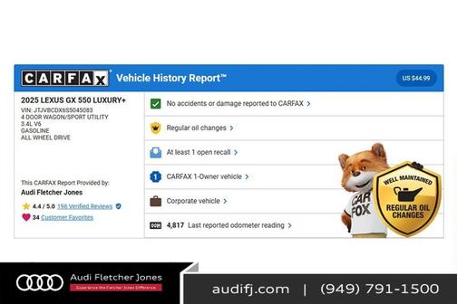 2025 Lexus GX 550 Luxury+