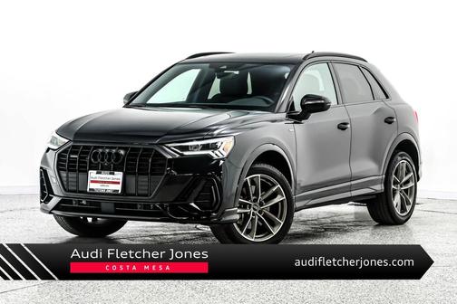 Mythos Black Metallic 2022 Audi Q3 45 S line Premium Plus