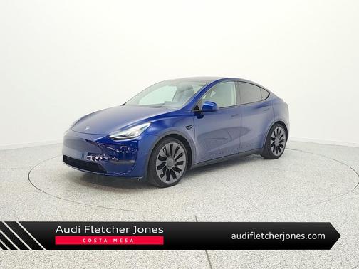 Deep Blue Metallic 2020 Tesla Model Y Long Range Dual Motor All-Wheel Drive