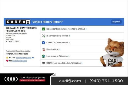 2024 Audi A4 45 S line Premium Plus