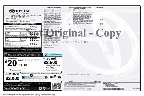 2021 Toyota Tacoma TRD Off Road