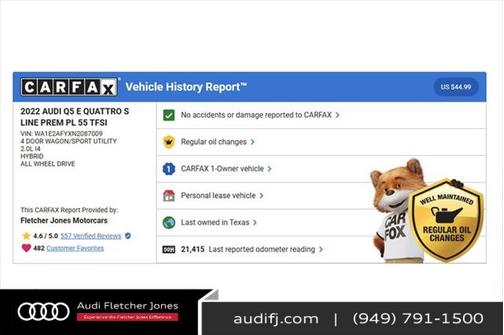 2022 Audi Q5 55 S line Premium Plus