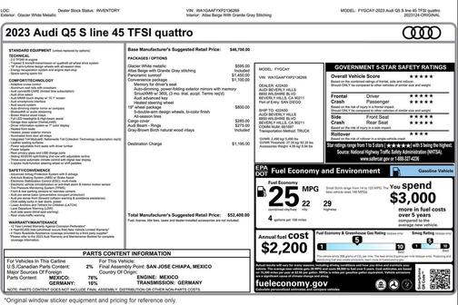 2023 Audi Q5 45 S line Premium