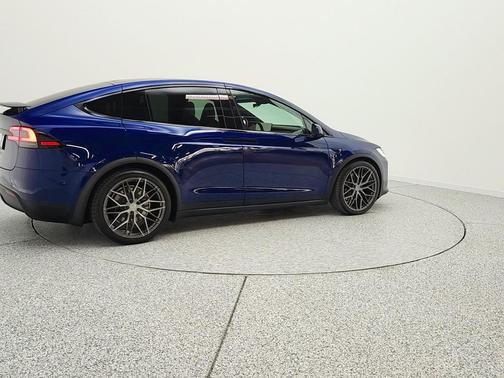 Deep Blue Metallic 2024 Tesla Model X Long Range