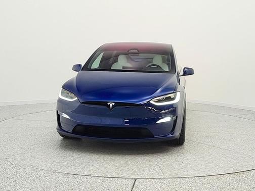 Deep Blue Metallic 2024 Tesla Model X Long Range