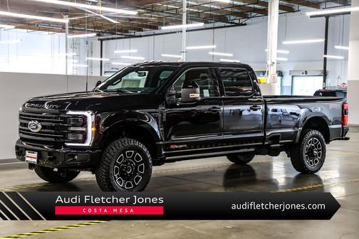 Agate Black Metallic 2025 Ford F-350 Platinum