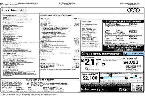 2022 Audi SQ5 3.0T Premium Plus