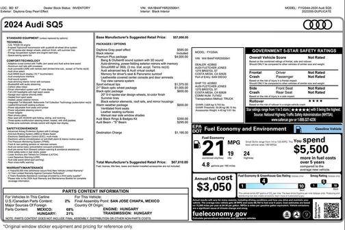 2024 Audi SQ5 3.0T Premium Plus