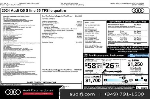 2024 Audi Q5 55 S line Premium