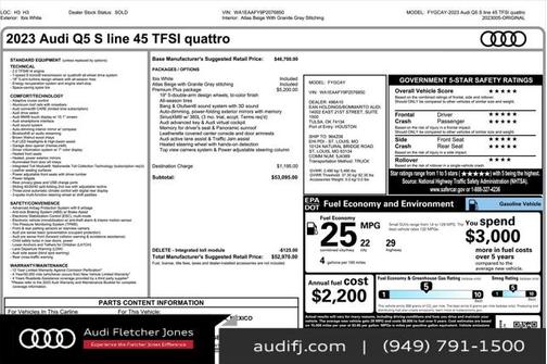 2023 Audi Q5 45 S line Premium Plus