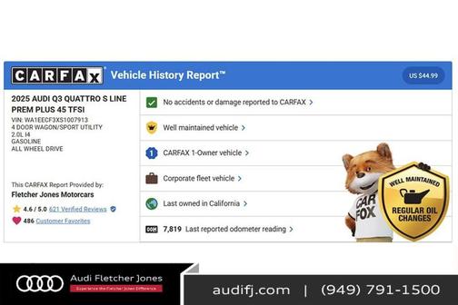 2025 Audi Q3 45 S line Premium Plus