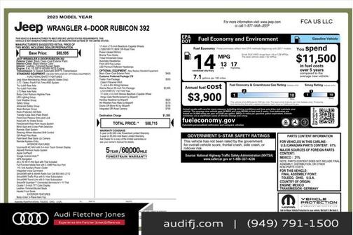 2023 Jeep Wrangler Rubicon