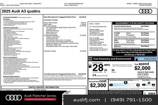 2025 Audi A3 Premium