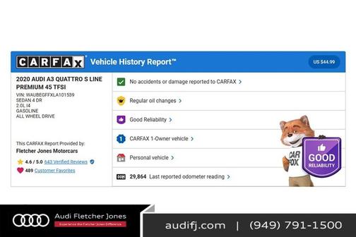 2020 Audi A3 Premium