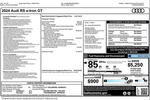2024 Audi RS e-tron GT quattro