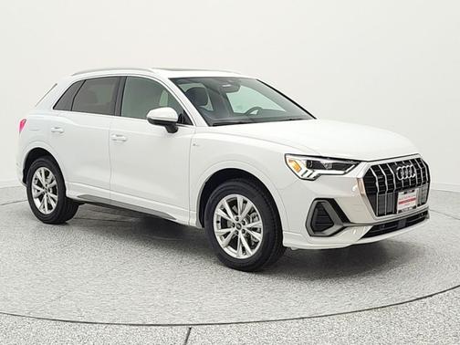 Glacier White Metallic 2022 Audi Q3 45 S line Premium Plus