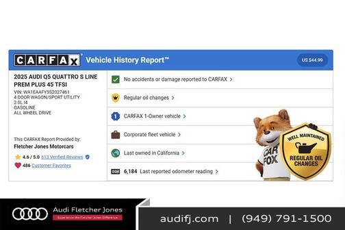 2025 Audi Q5 45 S line Premium Plus