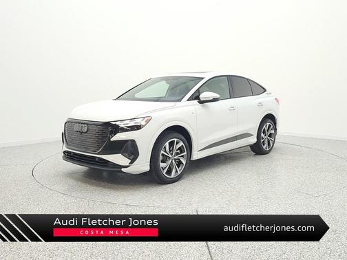 Glacier White Metallic 2023 Audi Q4 e-tron Sportback Prestige 50 quattro