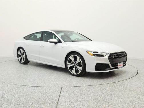 Glacier White Metallic 2023 Audi A7 Prestige 55 TFSI quattro S tronic