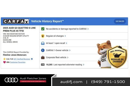 2025 Audi Q3 45 S line Premium Plus