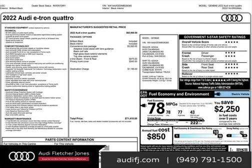 2022 Audi e-tron Premium