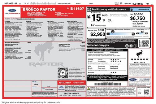 2023 Ford Bronco Raptor