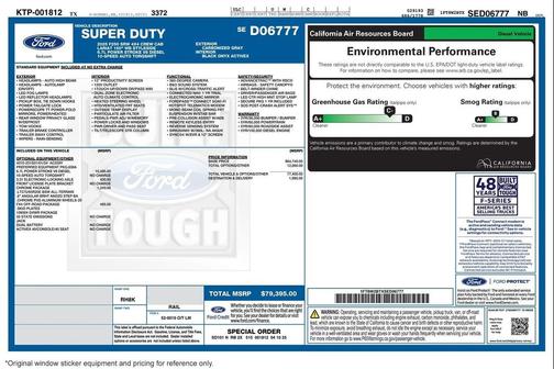 Carbonized Gray Metallic 2025 Ford F-250 Lariat