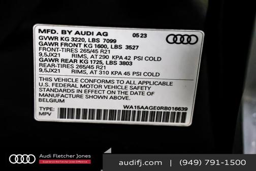 2024 Audi Q8 e-tron Premium Plus