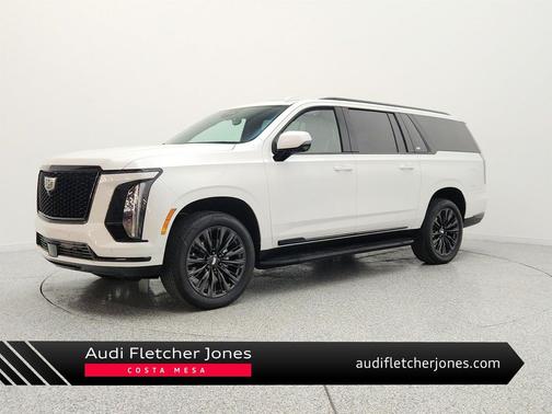 Crystal White Tricoat 2025 Cadillac Escalade ESV Sport