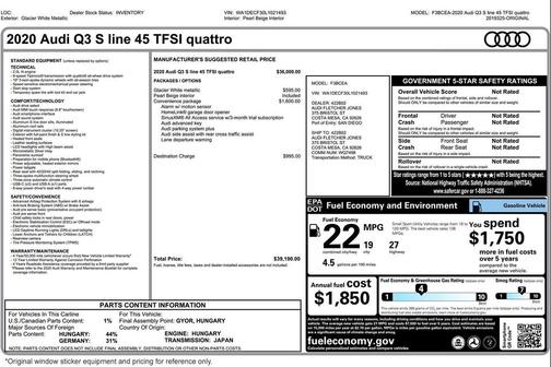 2020 Audi Q3 45 S line Premium
