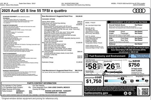 2025 Audi Q5 55 S line Premium Plus