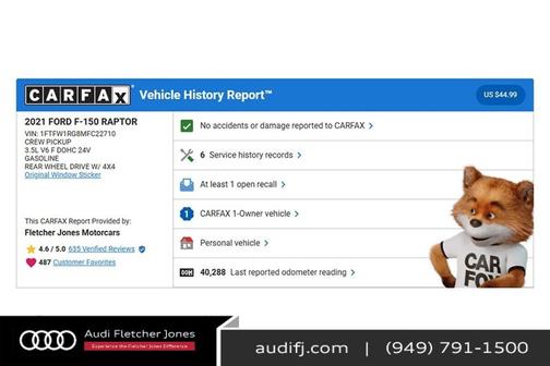 2021 Ford F-150 Raptor