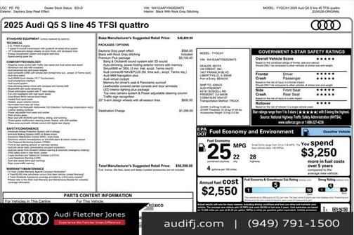 2025 Audi Q5 45 S line Premium Plus
