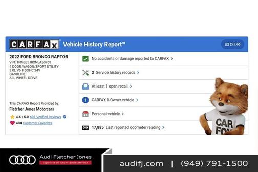 2022 Ford Bronco Raptor