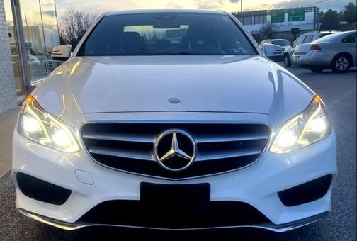 White 2016 Mercedes-Benz E-Class 4MATIC