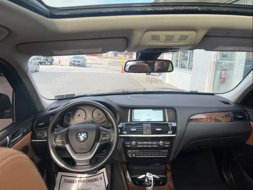 Black 2017 BMW X3 xDrive28i