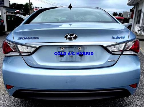 Blue 2015 Hyundai SONATA Hybrid Limited