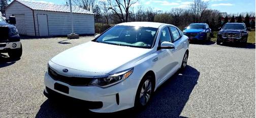 Snow White Pearl 2017 Kia Optima Hybrid Base