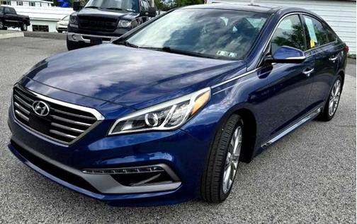 Lakeside Blue 2015 Hyundai SONATA Limited 2.0T