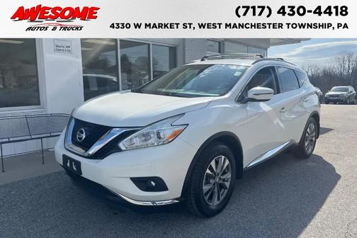Pearl White 2016 Nissan Murano SV