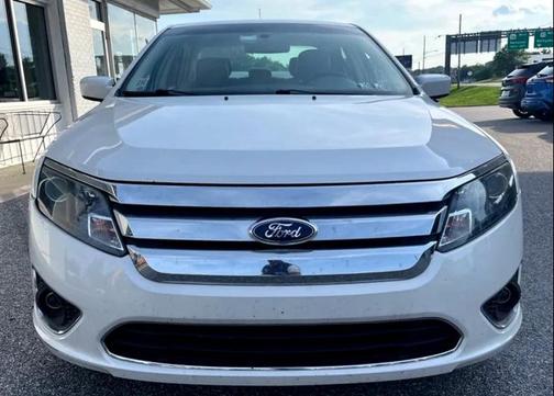White Platinum Metallic Tri-Coat 2012 Ford Fusion SEL
