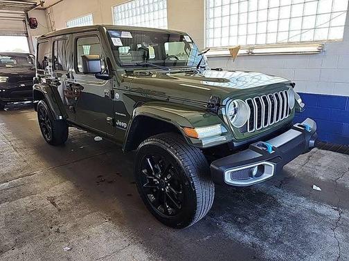 Green 2024 Jeep Wrangler 4xe Sahara