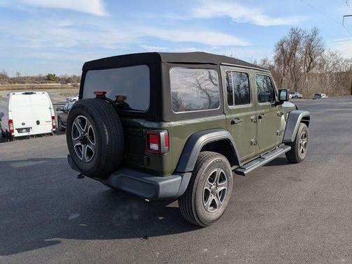 Green 2021 Jeep Wrangler Unlimited Sport