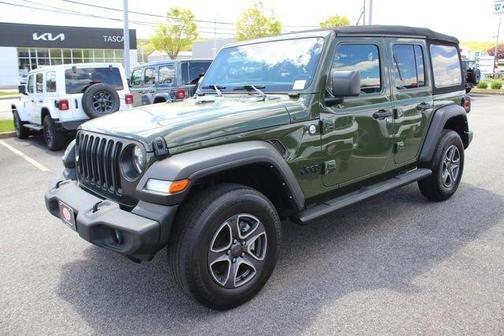 Green 2021 Jeep Wrangler Unlimited Sport