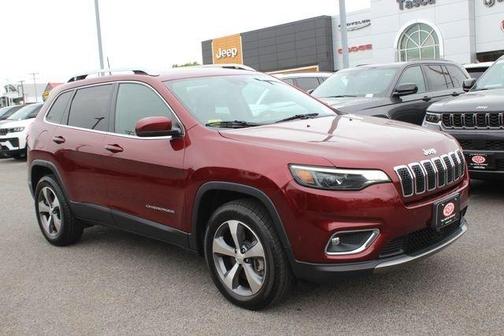 Red 2021 Jeep Cherokee Limited