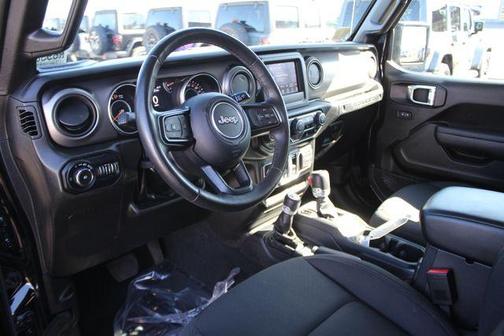 Black 2022 Jeep Wrangler Sport
